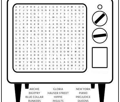 All in the Family Printable Word Search Puzzle