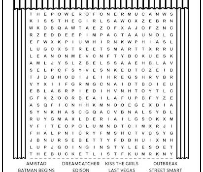 Morgan Freeman Movies Printable Word Search Puzzle Morgan Freeman Movies Printable Word Search Puzzle