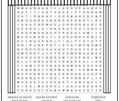 Sally Field Movies Printable Word Search Puzzle Sally Field Movies Printable Word Search Puzzle